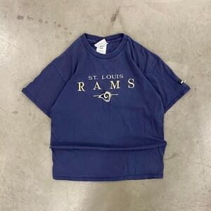 Vintage St. Louis Rams NFL Puma Embroidery Tee Shirt Size M